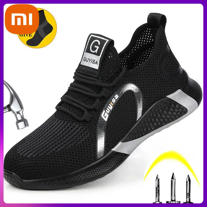 Брендовые рабочие ботинки Xiaomi с защитой от ударов и проколов, легкие модные защитные ботинки 
Брендовые рабочие ботинки Xiaomi с защитой от ударов и проколов, легкие модные защитные ботинки