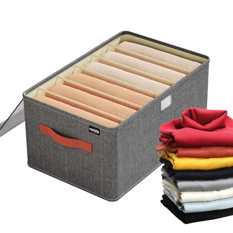 Jeans Drawer Organizer Transparent Storage Box Cover Clothing Organization System Built In PP Board Handle For Skirts Pants
Jeans Drawer Organizer Transparent Storage Box Cover Clothing Organization System Built In PP Board Handle For Skirts Pants