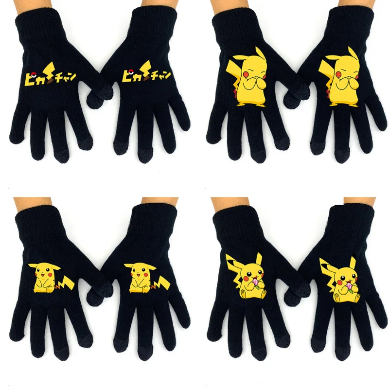 Трикотажные перчатки Пикачу с аниме-фигуркой покемона, Мультяшные теплые перчатки, лыжные велосипедные перчатки, детские игрушки, рождеств...
Трикотажные перчатки Пикачу с аниме-фигуркой покемона, Мультяшные теплые перчатки, лыжные велосипедные перчатки, детские игрушки, рождеств...