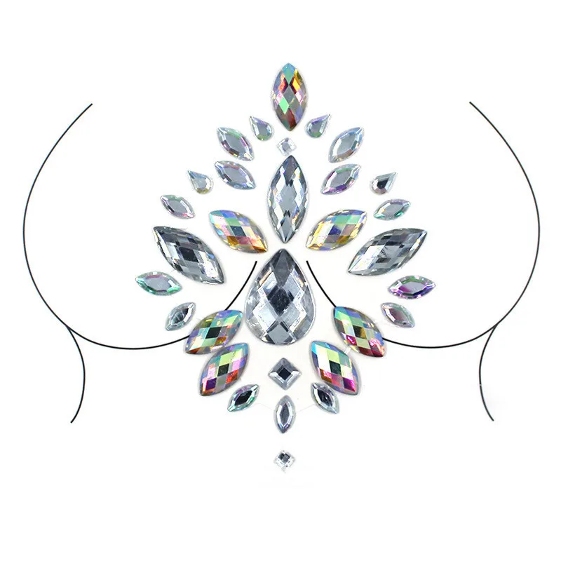 New Sexy Chest Crystal Resin Drill Tattoo Sticker Bar Music Festival Rhinestone Tattoo Stickers Carnival Party Chest Decoration
New Sexy Chest Crystal Resin Drill Tattoo Sticker Bar Music Festival Rhinestone Tattoo Stickers Carnival Party Chest Decoration
