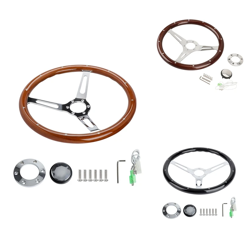 15Inch 380Mm Car Racing Steering Wheel Wheel Wood Riveted Grip Sport Steering Wheel For Chevy Ford GMC
15Inch 380Mm Car Racing Steering Wheel Wheel Wood Riveted Grip Sport Steering Wheel For Chevy Ford GMC