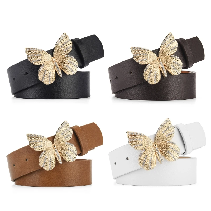 Waist Strap for Women Shinning Rhinestone Butterfly Buckle Waist Belt Dainty Jean Chain Women Summer Skirt Dress Decors
Waist Strap for Women Shinning Rhinestone Butterfly Buckle Waist Belt Dainty Jean Chain Women Summer Skirt Dress Decors