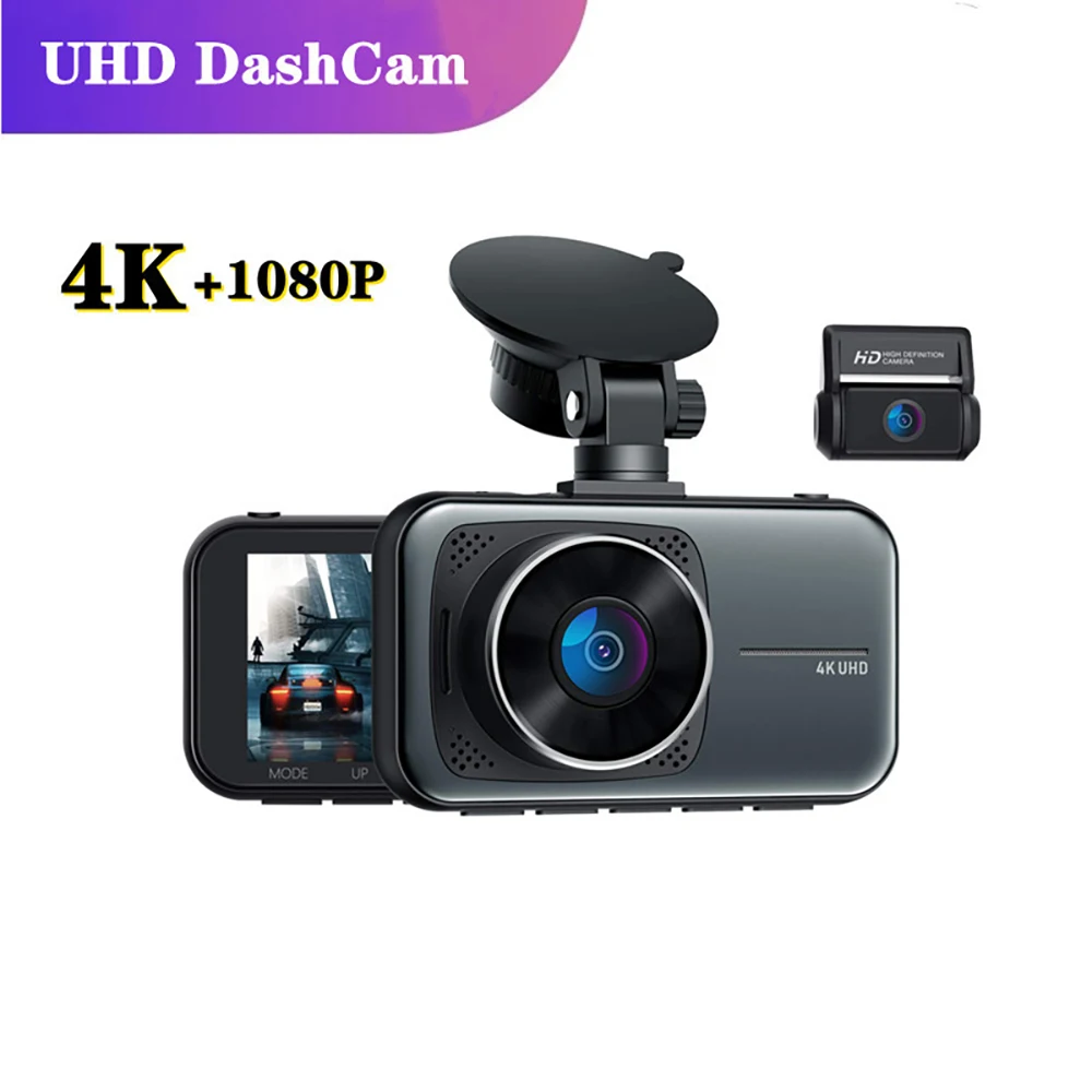 Car DVR Dash Cam 4K Super HD Automotive Video Recorder Vehicle Dash Camera Rear View 24H Parking Monitor Night Vision G-sensor
Car DVR Dash Cam 4K Super HD Automotive Video Recorder Vehicle Dash Camera Rear View 24H Parking Monitor Night Vision G-sensor