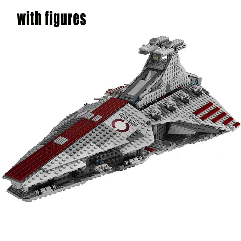 Star Venator Set Republic Ship Attack Cruiser Model Bricks Compatible 8039 MOC Spaceship Toys for Kids 05042 81044 180013 19077
Star Venator Set Republic Ship Attack Cruiser Model Bricks Compatible 8039 MOC Spaceship Toys for Kids 05042 81044 180013 19077