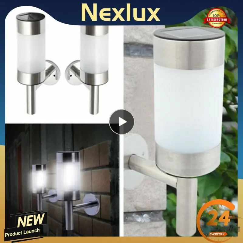 Sunlight Power Wall Lamp Solar Lamp Fast Charging Stainless Steel Light Outdoor Fence Garden Street Yard Deck Pathway Light
Sunlight Power Wall Lamp Solar Lamp Fast Charging Stainless Steel Light Outdoor Fence Garden Street Yard Deck Pathway Light