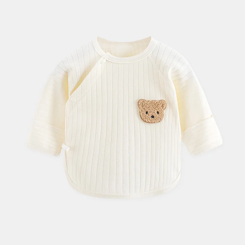 Baby clothes 0 to 12 months 100% cotton Spring and Autumn bodysuits & one-pieces Bear logo muslin clothes for children
Baby clothes 0 to 12 months 100% cotton Spring and Autumn bodysuits & one-pieces Bear logo muslin clothes for children