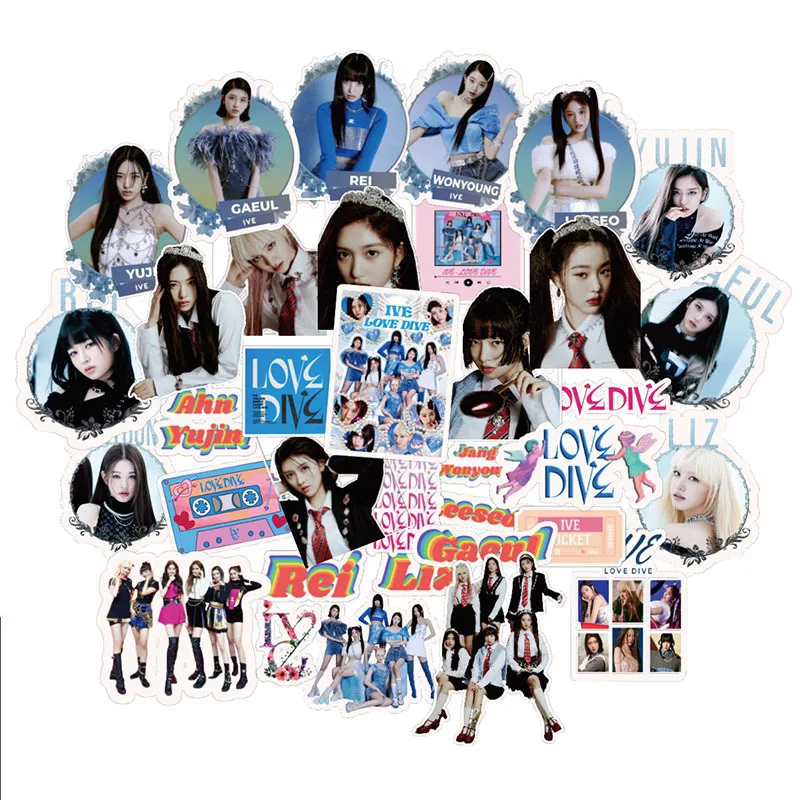 40 шт./компл. оптовая продажа, наклейки Kpop IVE, новый альбом, наклейки LOVE DIVE Team для холодильника, автомобильного шлема, «сделай сам», коллекция п...
40 шт./компл. оптовая продажа, наклейки Kpop IVE, новый альбом, наклейки LOVE DIVE Team для холодильника, автомобильного шлема, «сделай сам», коллекция п...