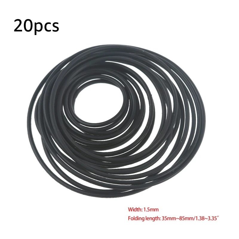20Pcs 1.5x1.5mm Round Assorted Cassette Tape Machine Belt Pulley Drive Belt
20Pcs 1.5x1.5mm Round Assorted Cassette Tape Machine Belt Pulley Drive Belt