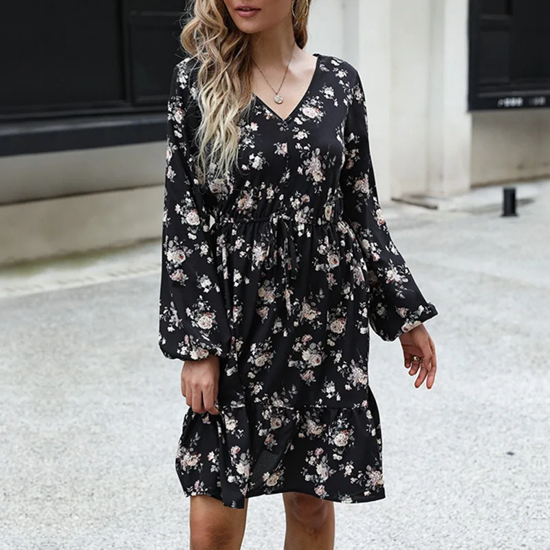 Prints Women Dresses 2023 New French V-neck Full Clothing A-LINE Summer Casual Loose Empire Floral Dress YCMYUNYAN
Prints Women Dresses 2023 New French V-neck Full Clothing A-LINE Summer Casual Loose Empire Floral Dress YCMYUNYAN