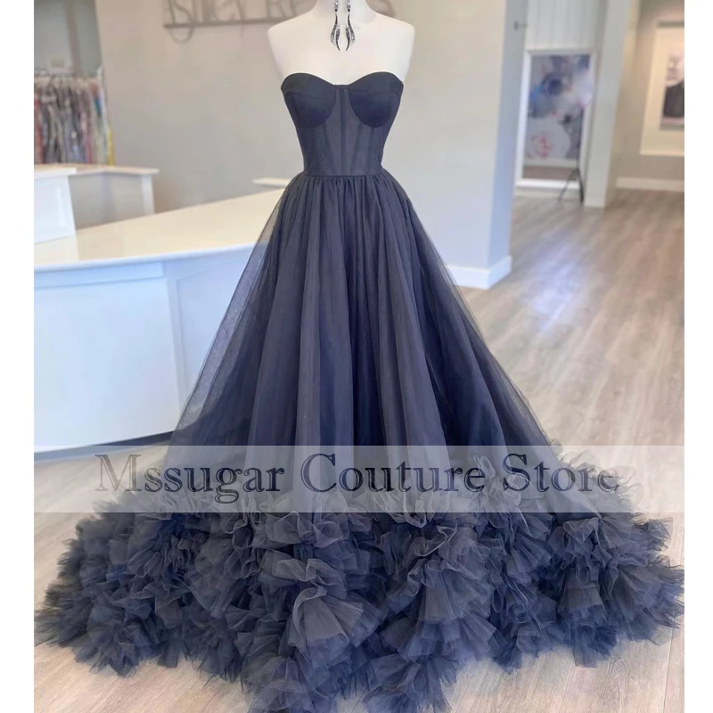 2022 A-line Prom Dresses Strapless Fluffy Tiered Tulle Robe Formal Party Dress Vestido Elegante Largo
2022 A-line Prom Dresses Strapless Fluffy Tiered Tulle Robe Formal Party Dress Vestido Elegante Largo