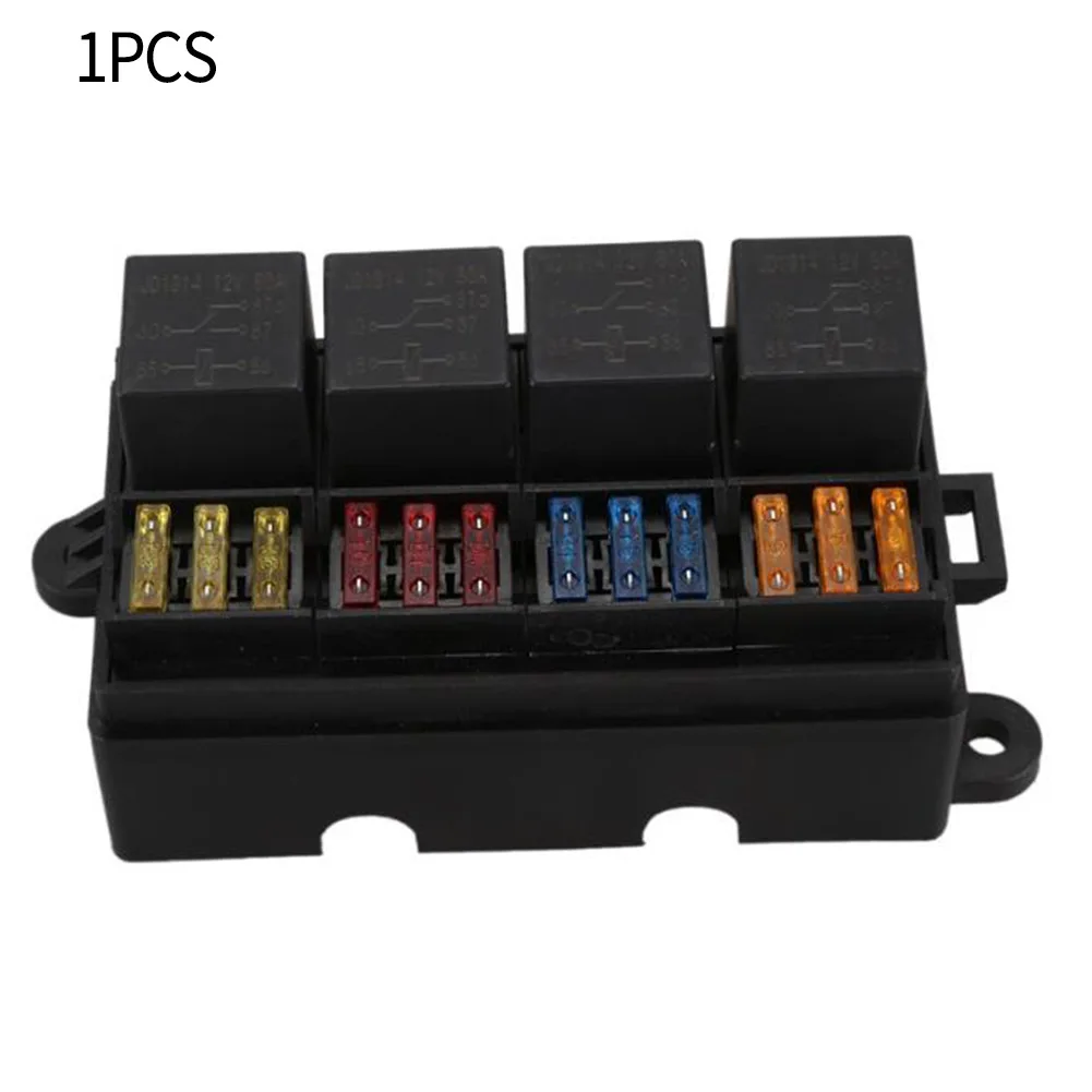2022 Brand New Car Parts Car Shop Relay For Car Fuse Box 12 Way 12V40A 4 Pin Black Blade Type With Fuse Terminal
2022 Brand New Car Parts Car Shop Relay For Car Fuse Box 12 Way 12V40A 4 Pin Black Blade Type With Fuse Terminal