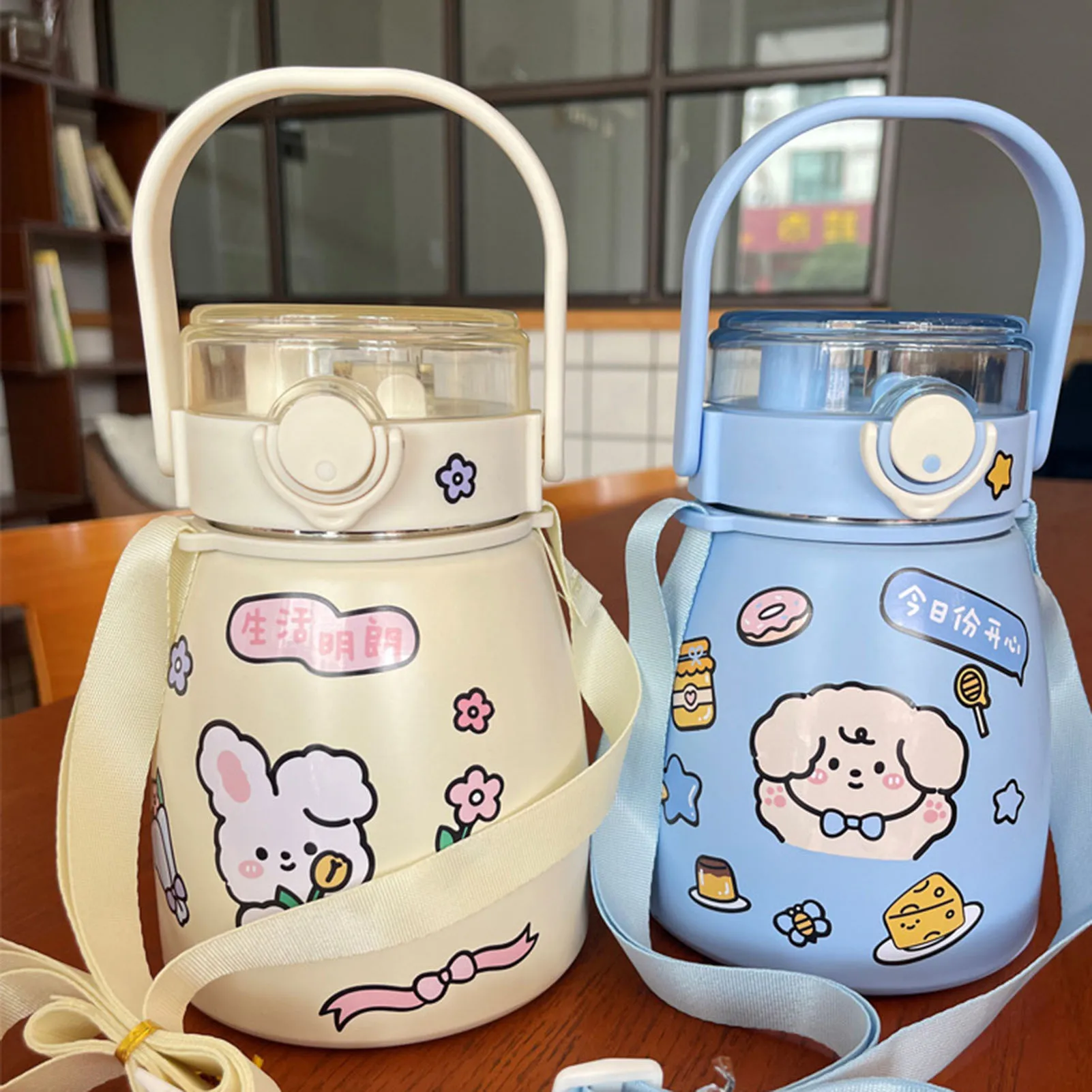 800ml Cartoon Thermal Mug with Straw Leak-proof Stainless Steel Insulating Mug for Carbonated Drinks 2020ing
800ml Cartoon Thermal Mug with Straw Leak-proof Stainless Steel Insulating Mug for Carbonated Drinks 2020ing