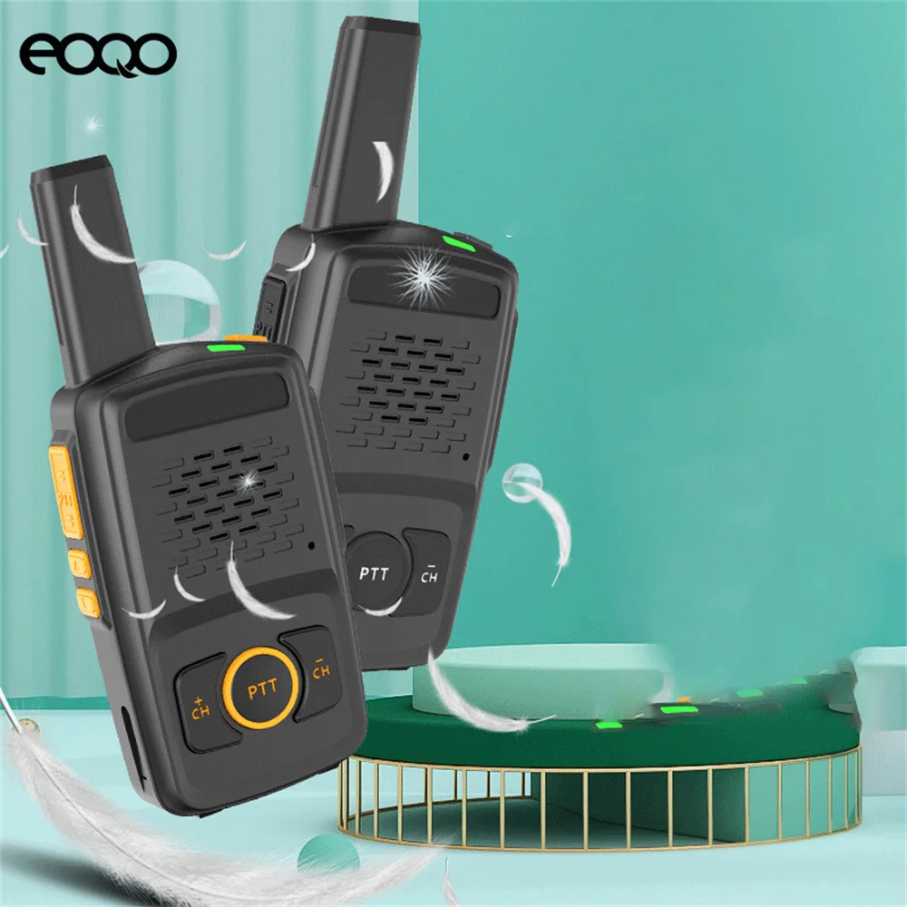 eOQO Mini Walkie Talkie USB quick charge Walkie Radio Comunicador Long range Kids Walkie-Talkie for Hotel Business 2 Pieces
eOQO Mini Walkie Talkie USB quick charge Walkie Radio Comunicador Long range Kids Walkie-Talkie for Hotel Business 2 Pieces