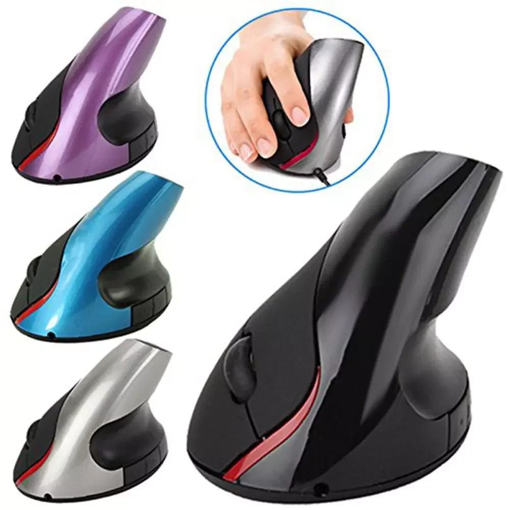 Wireless Vertical Mouse Ergonomic Optical 1000 DPI 6 Button Computer Mice for Windows MAC Laptop PC 2.4GHz USB Rechargeable Mice 
Wireless Vertical Mouse Ergonomic Optical 1000 DPI 6 Button Computer Mice for Windows MAC Laptop PC 2.4GHz USB Rechargeable Mice