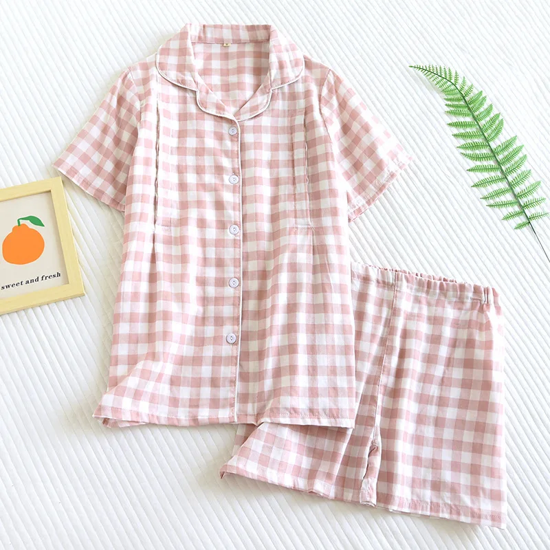 New 100% Cotton Short Sleeve+Shorts Pyjamas Women Cute Cartoon Home Wear Chinese Simple Pajamas Set Sleepwear Ladies Pijamas
New 100% Cotton Short Sleeve+Shorts Pyjamas Women Cute Cartoon Home Wear Chinese Simple Pajamas Set Sleepwear Ladies Pijamas