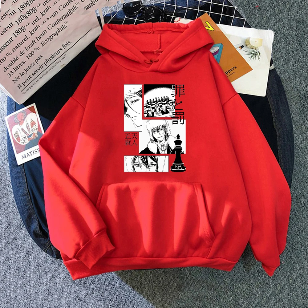 Anime Bungou Stray Dogs Dead Apple Hoodies Autumn Winter Women Manga Shibusawa Tatsuhiko Sweatshirt Harajuku Graphic Pullover
Anime Bungou Stray Dogs Dead Apple Hoodies Autumn Winter Women Manga Shibusawa Tatsuhiko Sweatshirt Harajuku Graphic Pullover