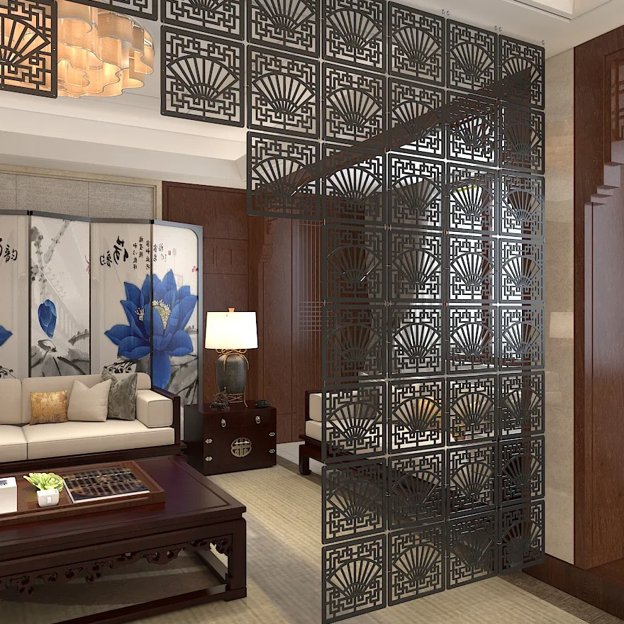 Hanging screen partition fashion MDF porch guest home restaurant bedroom hotel simple modern Chinese hollow screen
Hanging screen partition fashion MDF porch guest home restaurant bedroom hotel simple modern Chinese hollow screen