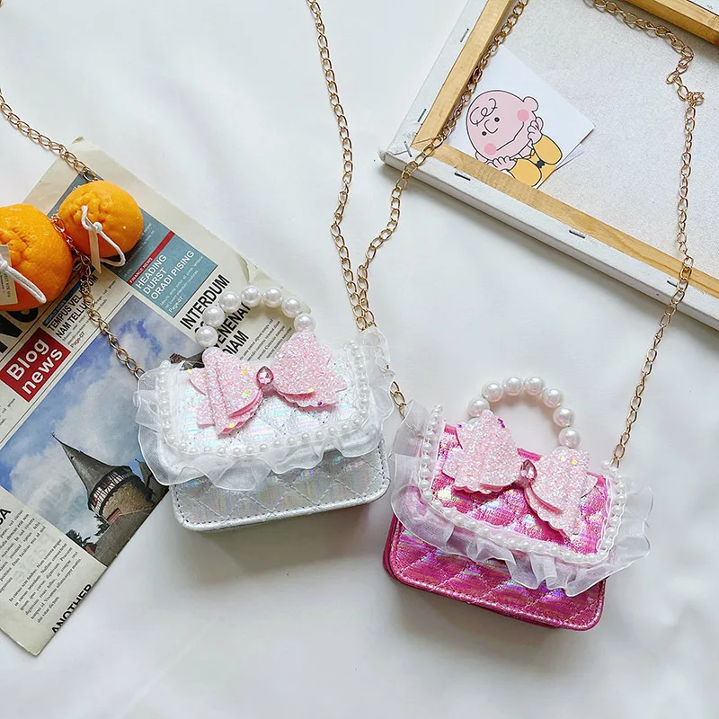 Cute Kids Pearl Chain Coin Purse Sequins Bowknot Sweet Girls Mini Shoulder Crossbody Bag Wallet Lovely Princess Small Handbag
Cute Kids Pearl Chain Coin Purse Sequins Bowknot Sweet Girls Mini Shoulder Crossbody Bag Wallet Lovely Princess Small Handbag