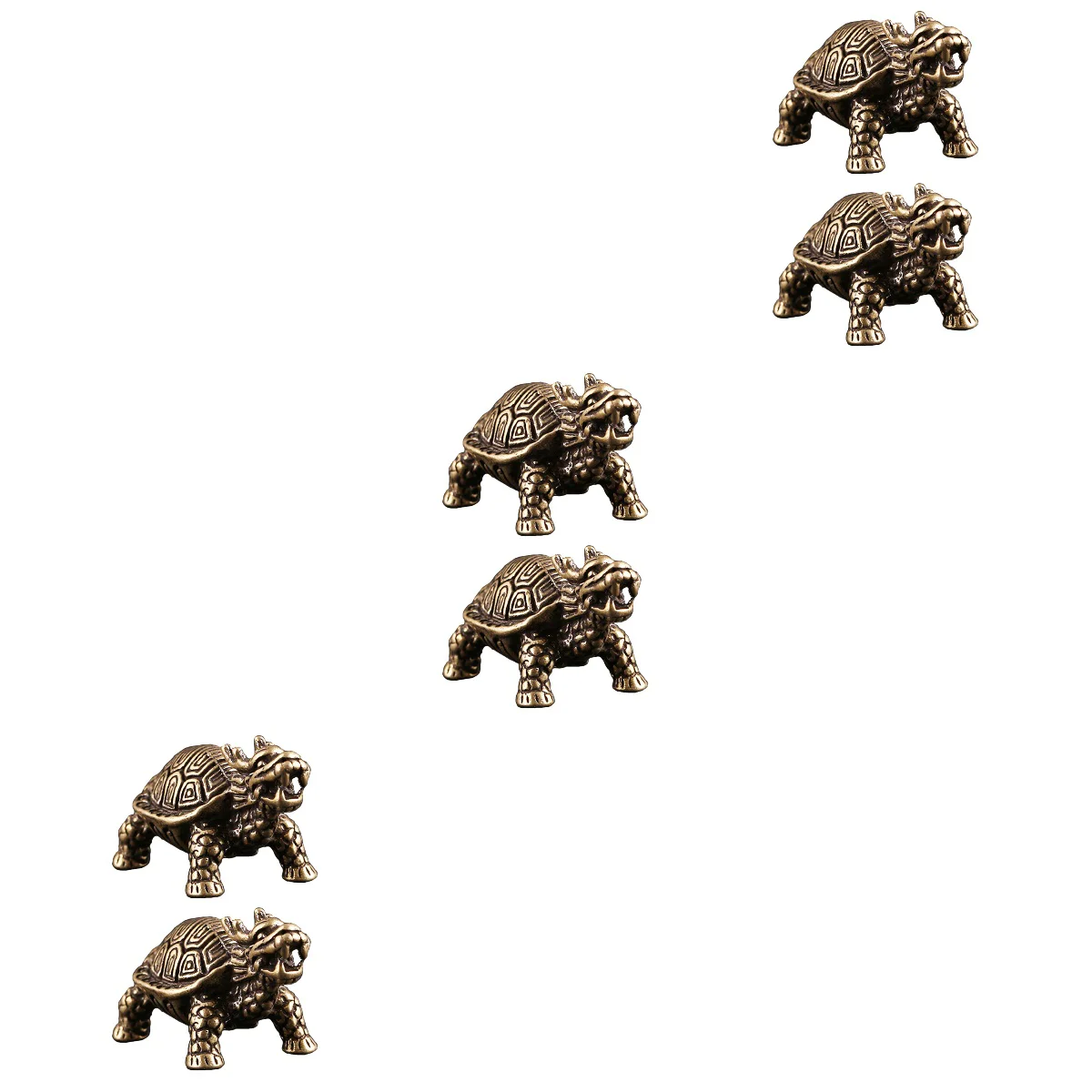 Brass Turtle Dragon Figurine Craft Decor Ornament Statue Desktop Pi Yao Shui Feng Decorative Wealth Animal Chinese Charms Copper
Brass Turtle Dragon Figurine Craft Decor Ornament Statue Desktop Pi Yao Shui Feng Decorative Wealth Animal Chinese Charms Copper