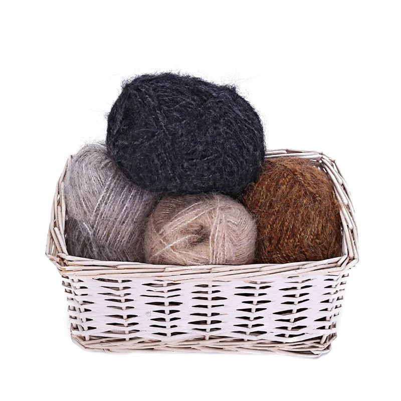 

100g Alpaca Plush Yarn Hand Knitting Wool Woven Fluffy Chunky Lace Line Angora Mohair Crochet Threads Sweater Scarf Freeshipping