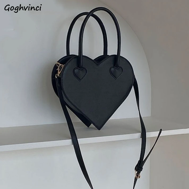 Crossbody Bags Women Design Love Shoulder Cross-body Bag All-match High Street Black PU Leather Tote Retro Fashion Handbags Lady
Crossbody Bags Women Design Love Shoulder Cross-body Bag All-match High Street Black PU Leather Tote Retro Fashion Handbags Lady