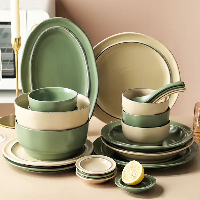 Nordic Style Creative Plate and Dish Combination Household Ceramic Tableware Rice Bowl Dish Soup Bowl Fish Plate Soup Plate
Nordic Style Creative Plate and Dish Combination Household Ceramic Tableware Rice Bowl Dish Soup Bowl Fish Plate Soup Plate
