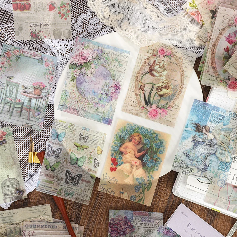 Dimi 30Sheets Dream Series Material Paper Secret Garden Pretty Young Lady Collage Junk Journals Scrapbookings Stationery Supply
Dimi 30Sheets Dream Series Material Paper Secret Garden Pretty Young Lady Collage Junk Journals Scrapbookings Stationery Supply