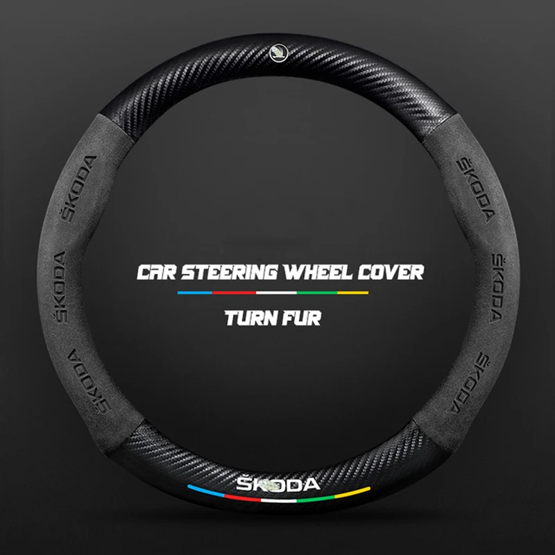 Car Steering Wheel Cover For Skoda Octavia 2 3 A7 A5 Yeti Rapid Fabia Slavia 2 1 Superb Kodiaq Turn Fur 3D Embossing 38cm New
Car Steering Wheel Cover For Skoda Octavia 2 3 A7 A5 Yeti Rapid Fabia Slavia 2 1 Superb Kodiaq Turn Fur 3D Embossing 38cm New
