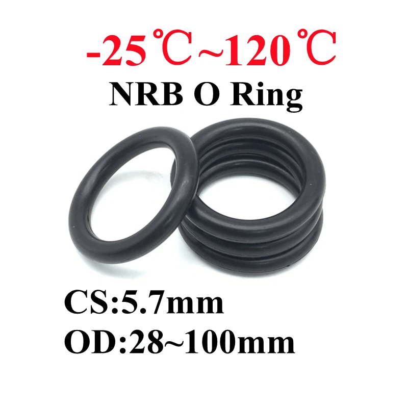 Черное уплотнительное кольцо, прокладка CS 5,7 мм OD 28 ~ 100 мм NBR, автомобильный Нитриловый каучук круглого типа, антикоррозийная масляная уплотн... 
Черное уплотнительное кольцо, прокладка CS 5,7 мм OD 28 ~ 100 мм NBR, автомобильный Нитриловый каучук круглого типа, антикоррозийная масляная уплотн...