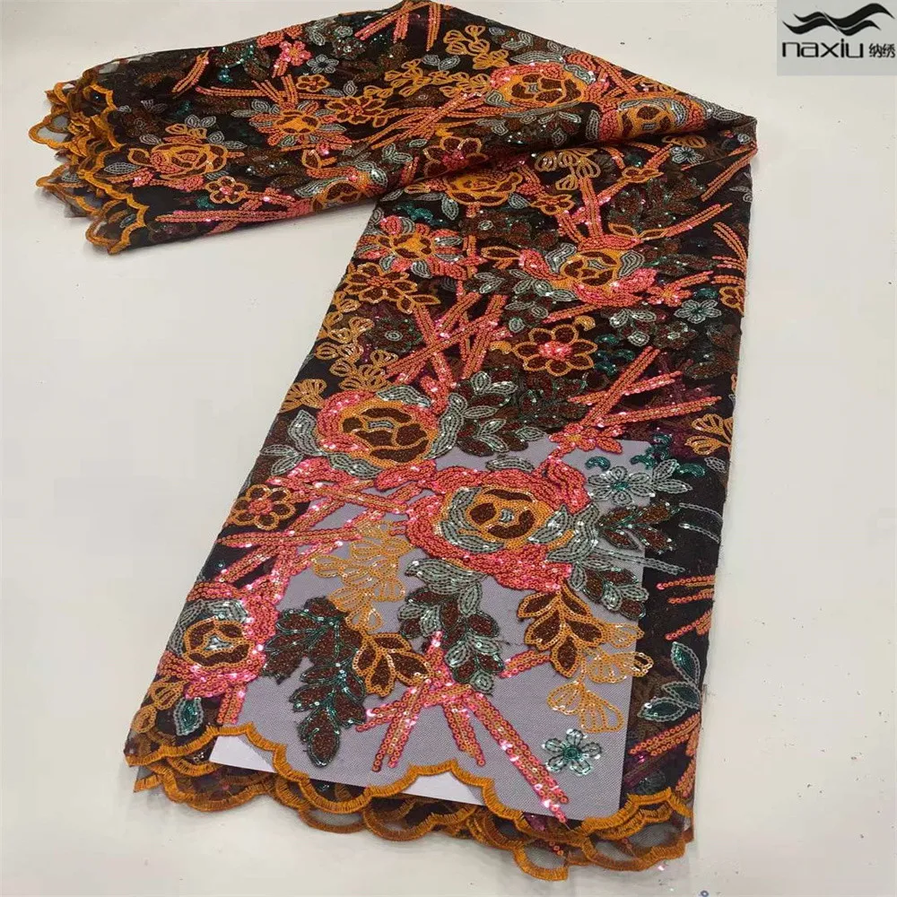 Madison African New Fashion Fabric Lace Fabric Nigerian Sequin Embroidery Fabric High Quality Lace Fabric For Dress
Madison African New Fashion Fabric Lace Fabric Nigerian Sequin Embroidery Fabric High Quality Lace Fabric For Dress