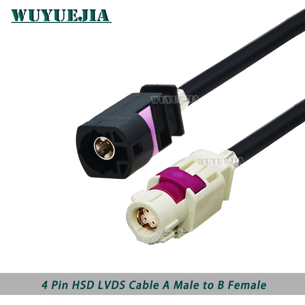 Разъем HSD LVDS, 4-контактный разъем черного А в белый в для автомобильного радио, GPS-навигатора Peugeot Citroen, высокоскоростные кабели LVDS HSD
Разъем HSD LVDS, 4-контактный разъем черного А в белый в для автомобильного радио, GPS-навигатора Peugeot Citroen, высокоскоростные кабели LVDS HSD
