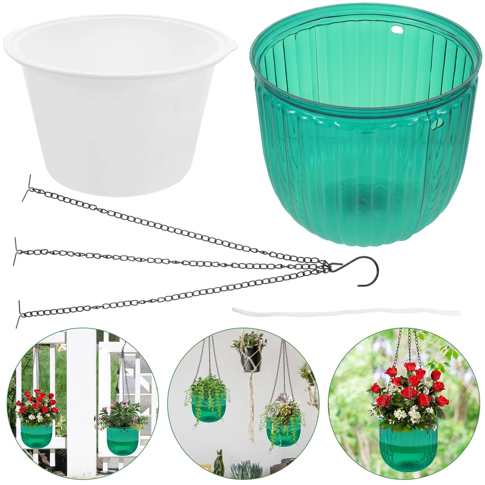 Hanging Pot Self Watering Flower Planter Planters Basket Pots Baskets Hanger Wall Lazy Succulent Fence Indoor Chains Mounted
Hanging Pot Self Watering Flower Planter Planters Basket Pots Baskets Hanger Wall Lazy Succulent Fence Indoor Chains Mounted