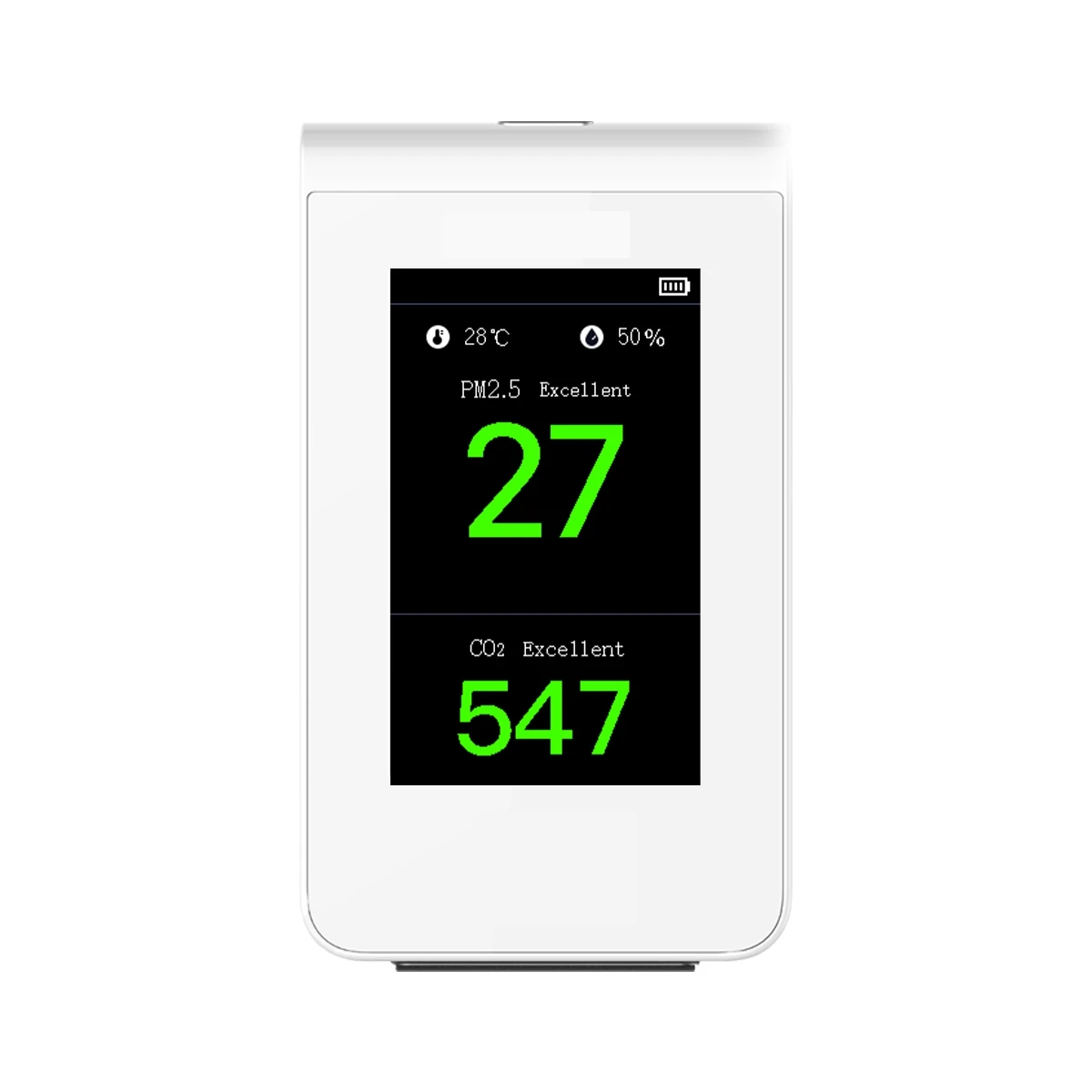 Hike Portable Air Quality Detector PM2.5 co2 Concentration Meter Carbon Dioxide Sensor 9999ppm with Rechargeable Battery
Hike Portable Air Quality Detector PM2.5 co2 Concentration Meter Carbon Dioxide Sensor 9999ppm with Rechargeable Battery