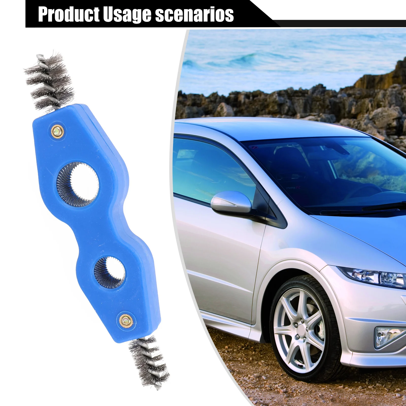 Cleaning Rust Removal Brush Multifunction Steel Wire Auto Truck Anti Corrosion Cable Portable Post Terminal Battery Dirt Brush
Cleaning Rust Removal Brush Multifunction Steel Wire Auto Truck Anti Corrosion Cable Portable Post Terminal Battery Dirt Brush