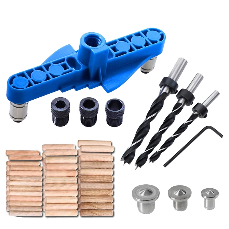 2 In 1 Vertical Pocket Hole Jig 6/8/10Mm Wood Drill With Center Scriber Dowel Self Centering Drill For Woodworking
2 In 1 Vertical Pocket Hole Jig 6/8/10Mm Wood Drill With Center Scriber Dowel Self Centering Drill For Woodworking