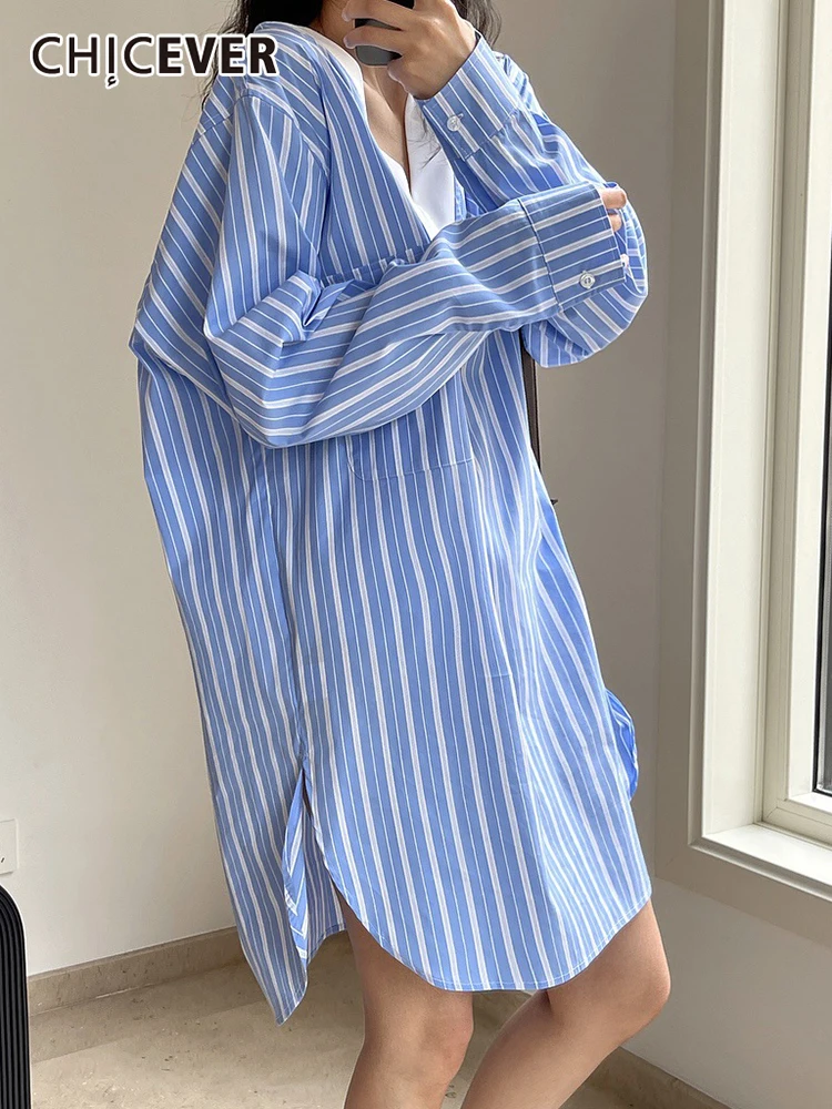 CHICEVER Fashion Vintage Striped Dress For Women V Neck Long Sleeve Colorblock Mini Dresses Female Summer Clothes 2022 Style New
CHICEVER Fashion Vintage Striped Dress For Women V Neck Long Sleeve Colorblock Mini Dresses Female Summer Clothes 2022 Style New