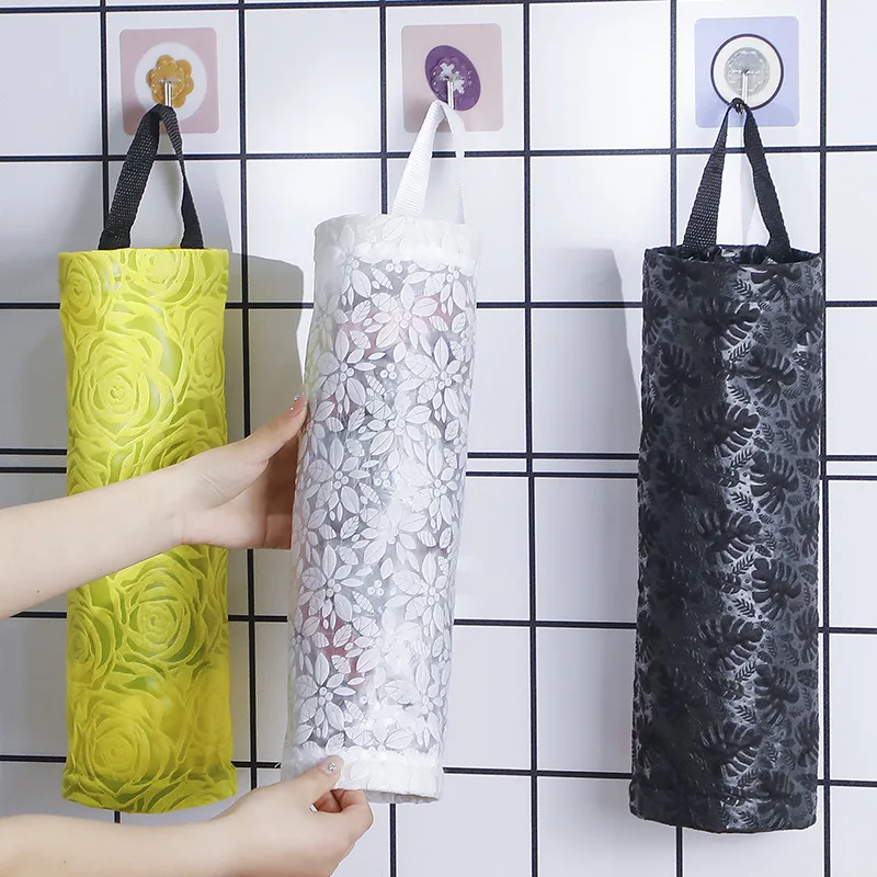 Hanging Garbage Bag Storage Bag Kitchen Dispenser Garbage Wall Mounted Grocery Holder Home organizers storage accessories 
Hanging Garbage Bag Storage Bag Kitchen Dispenser Garbage Wall Mounted Grocery Holder Home organizers storage accessories