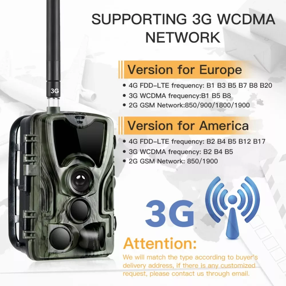 HC-801G 3G Hunting Camera 16MP Trail Camera SMS/MMS/SMTP IP66 Photo Traps 0.3s Trigger Time 940nm LEDs Wild Cameras Top
HC-801G 3G Hunting Camera 16MP Trail Camera SMS/MMS/SMTP IP66 Photo Traps 0.3s Trigger Time 940nm LEDs Wild Cameras Top