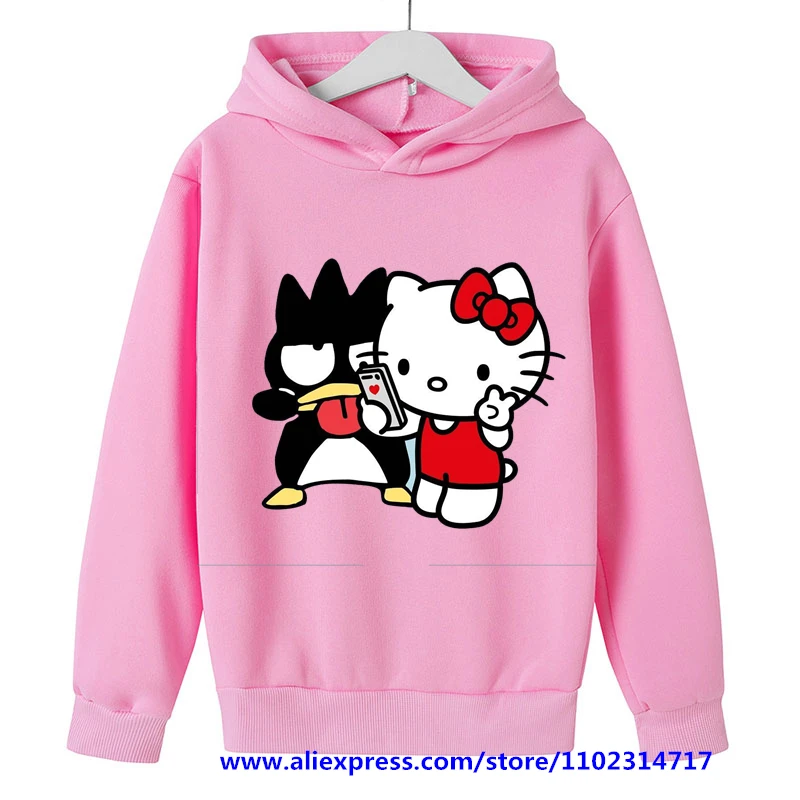 Милые толстовки с капюшоном Hello Kitty, детская одежда, свитшоты для девочек, весенние толстовки с длинным рукавом, плохие толстовки с капюшоном...
Милые толстовки с капюшоном Hello Kitty, детская одежда, свитшоты для девочек, весенние толстовки с длинным рукавом, плохие толстовки с капюшоном...