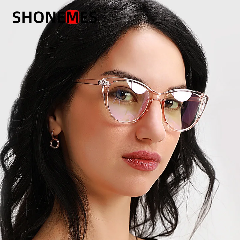 ShoneMes Cat Eye Shaped Glasses Frame Women Stylish Design Plain Eyeglasses Black Transparent Eyewear Frames for Female
ShoneMes Cat Eye Shaped Glasses Frame Women Stylish Design Plain Eyeglasses Black Transparent Eyewear Frames for Female