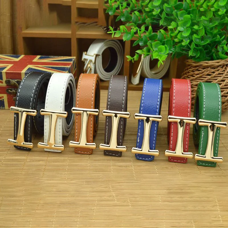 Luxury Brand Leather Belts For Kid Women Children High Quality Waist Strap H Buckle Design Ladies Waistband Jeans Girdle
Luxury Brand Leather Belts For Kid Women Children High Quality Waist Strap H Buckle Design Ladies Waistband Jeans Girdle