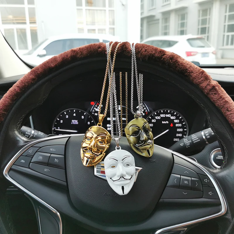 Japanese And Korean Mask Sweater Chain Men Necklace Domineering Personality Simple Decoration Stainless Pendant Car Accessories
Japanese And Korean Mask Sweater Chain Men Necklace Domineering Personality Simple Decoration Stainless Pendant Car Accessories