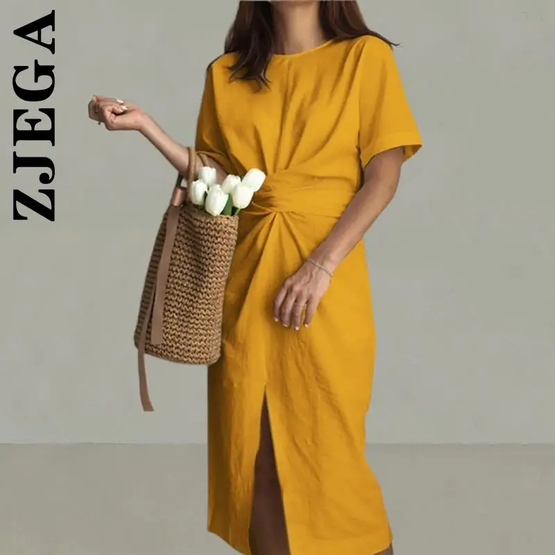 Платье Zjega, новинка, женские платья с коротким рукавом и разрезом спереди, с бантом, мягкие элегантные наряды, праздничная дешевая женская од...
Платье Zjega, новинка, женские платья с коротким рукавом и разрезом спереди, с бантом, мягкие элегантные наряды, праздничная дешевая женская од...