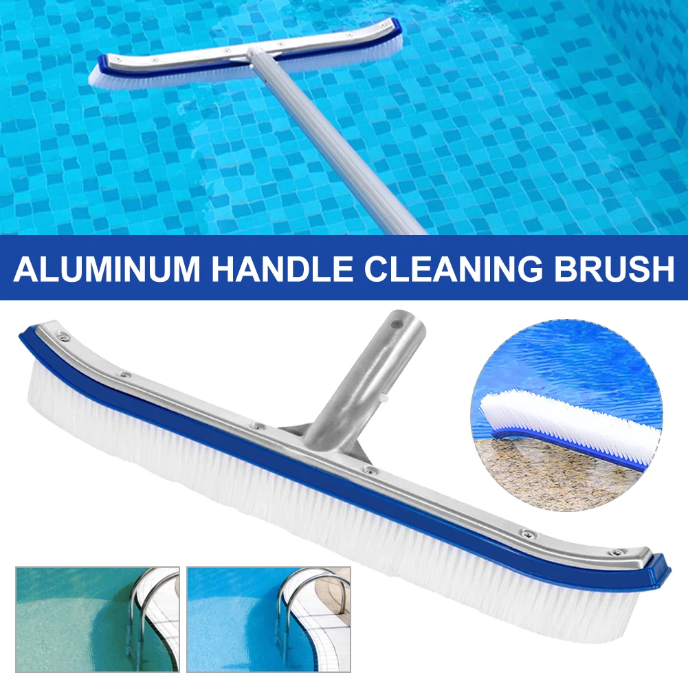 18" Swimming Pool Cleaning Brush Head Aluminum Back Brush Pool Wall Cleaning Tool For Walls Tiles Floors Cleaner Kit
18" Swimming Pool Cleaning Brush Head Aluminum Back Brush Pool Wall Cleaning Tool For Walls Tiles Floors Cleaner Kit