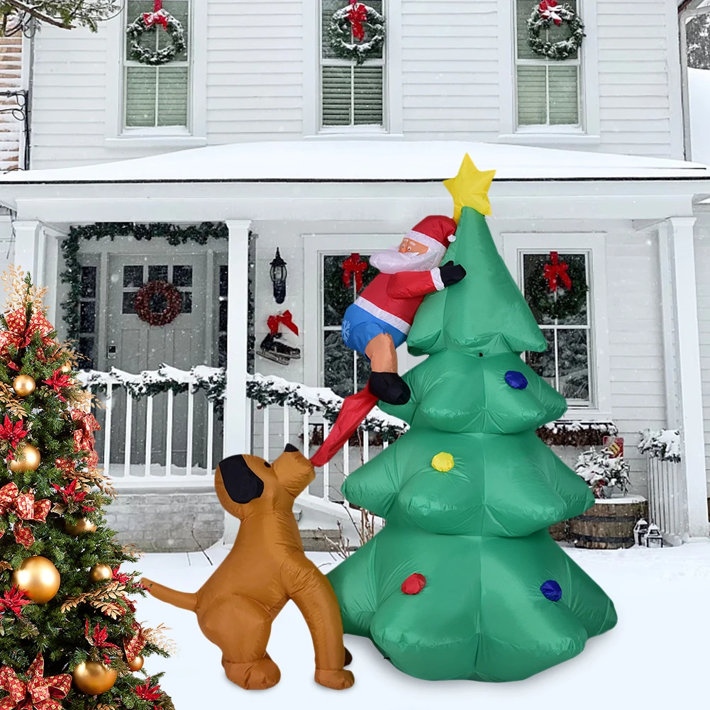 1.8m Inflatable Tree Santa with LED Lights Christmas Inflatable Decorations Quick Air Blown Winter Decor for Indoor And Outdoor
1.8m Inflatable Tree Santa with LED Lights Christmas Inflatable Decorations Quick Air Blown Winter Decor for Indoor And Outdoor