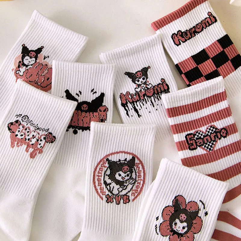 Kawaii Cotton Socks Sanrio Cartoon Kuromi Kirby Middle Tube Socks Simple Breathable Sweat-Absorbing Sports Socks Gifts for Girls
Kawaii Cotton Socks Sanrio Cartoon Kuromi Kirby Middle Tube Socks Simple Breathable Sweat-Absorbing Sports Socks Gifts for Girls