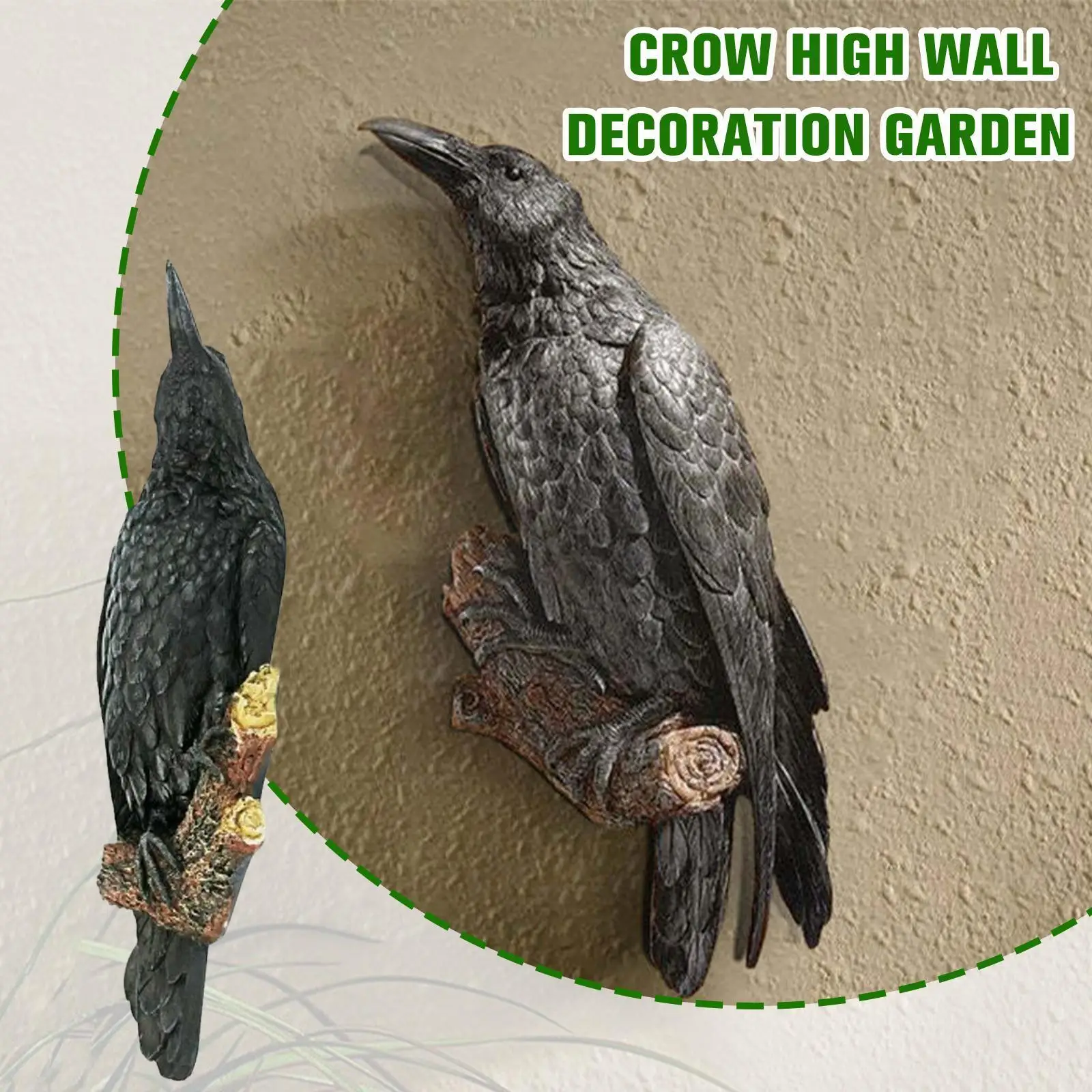 1PC Simulation Crow's High Wall Craft Bird Scare Decor Garden Resin Crow Decoration Ornament Outdoor Statue Creative Eaves P5K9
1PC Simulation Crow's High Wall Craft Bird Scare Decor Garden Resin Crow Decoration Ornament Outdoor Statue Creative Eaves P5K9