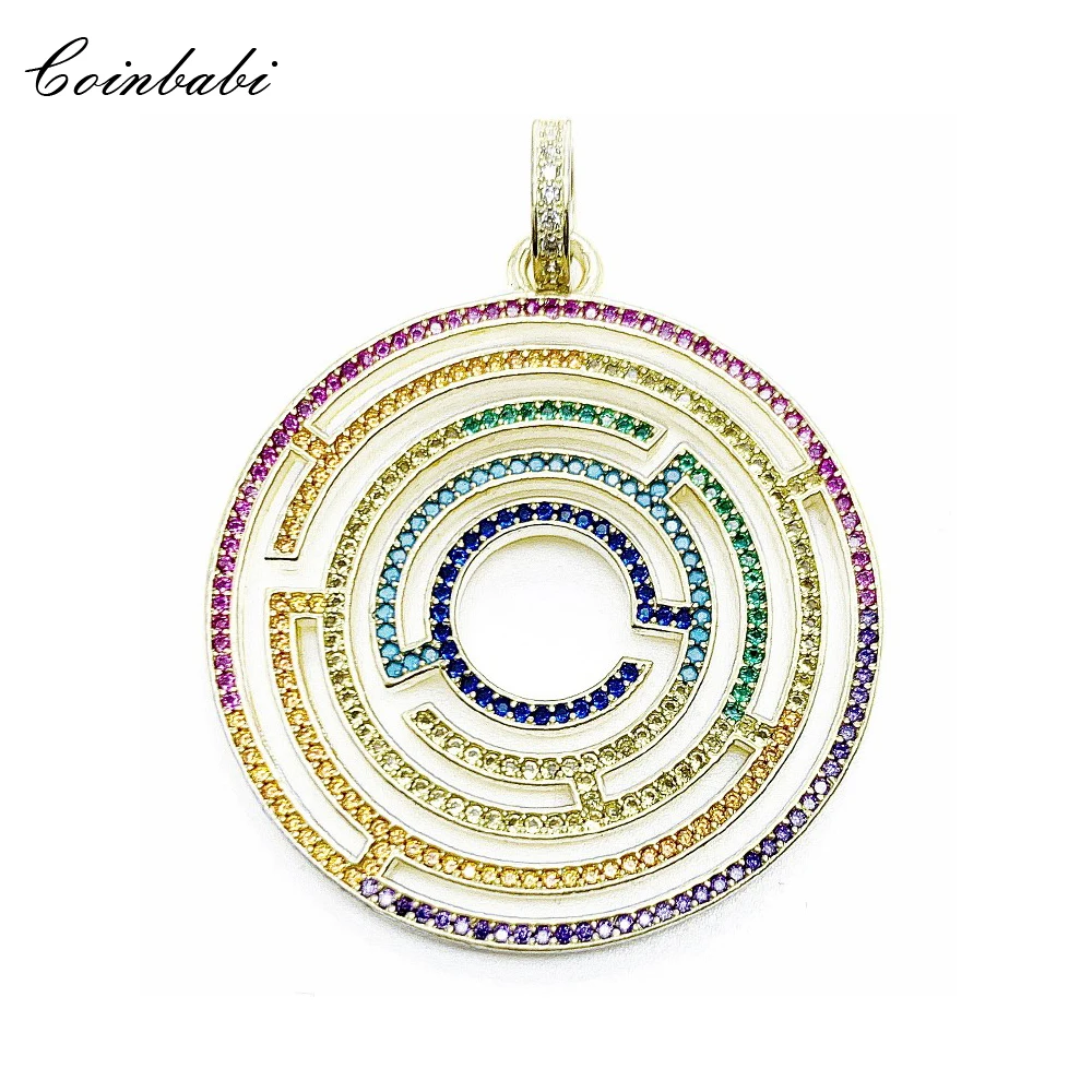 Pendants Maze Colourful Stones Golden Fit Necklace 2021 New Fine Women Jewelry Accessories Pure 925 Sterling Silver Bijoux Gift
Pendants Maze Colourful Stones Golden Fit Necklace 2021 New Fine Women Jewelry Accessories Pure 925 Sterling Silver Bijoux Gift
