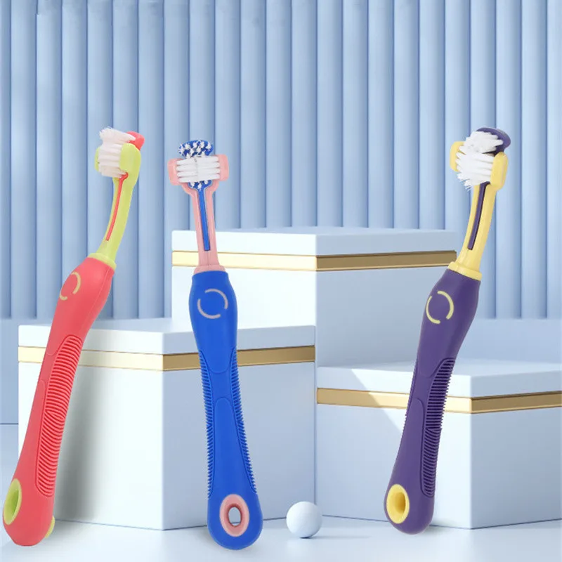 Зубная щетка трехсторонняя для собак и кошек, многоугольный прибор для ухода за зубами, чистка зубов
Зубная щетка трехсторонняя для собак и кошек, многоугольный прибор для ухода за зубами, чистка зубов