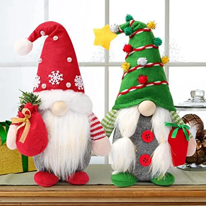 2Pcs Christmas Gnome Plush Decorations Christmas Home Tabletop Elf Gnomes Decor Ornaments
2Pcs Christmas Gnome Plush Decorations Christmas Home Tabletop Elf Gnomes Decor Ornaments